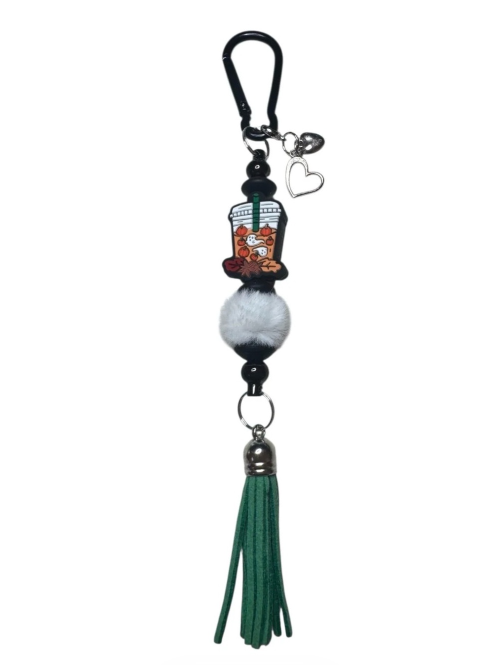 Spooky Season Iced Coffee Keychain & Bag Charm!